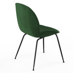 Biza Velvet Dining Chair with Black Legs - Set of 2