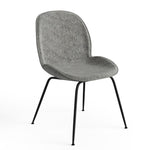 Biza Fabric Dining Chair with Black Legs - Set of 2