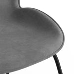 Biza Velvet Dining Chair with Black Legs - Set of 2