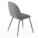 Biza Velvet Dining Chair with Black Legs - Set of 2