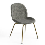 Biza Fabric Dining Chair with Gold Legs - Set of 2