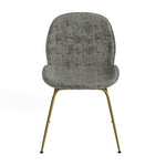 Biza Fabric Dining Chair with Gold Legs - Set of 2