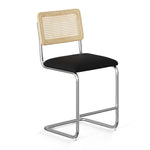 Hayward Cane Back Fabric Counter Height Stool - Set of 2