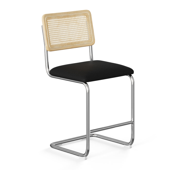 Hayward Cane Back Fabric Counter Height Stool - Set of 2