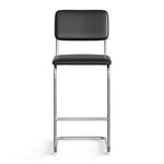 Hayward Vegan Leather Bar Height Stool - Set of 2