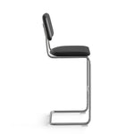 Hayward Vegan Leather Bar Height Stool - Set of 2