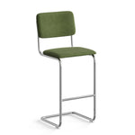 Hayward Velvet Bar Height Stool - Set of 2