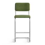 Hayward Velvet Bar Height Stool - Set of 2