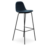 Maxine Performance Velvet Bar Stool- Set of 2