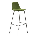 Maxine Performance Velvet Bar Stool- Set of 2