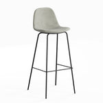 Maxine Performance Velvet Bar Stool- Set of 2