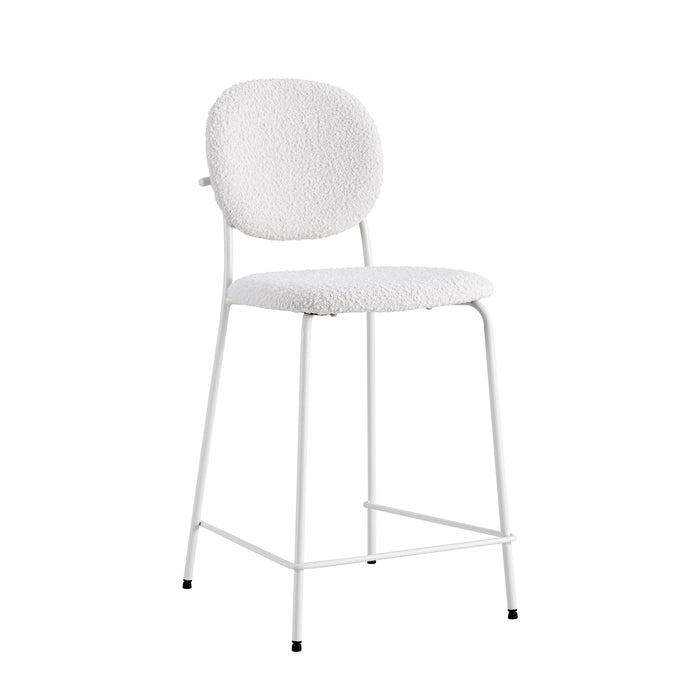 Carley Boucle Counter Stool - Set of 2