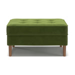 Bloomfield Performance Velvet Rectangular Ottoman