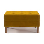 Bloomfield Performance Velvet Rectangular Ottoman