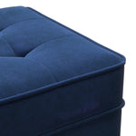Bloomfield Performance Velvet Rectangular Ottoman