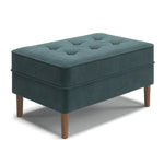 Bloomfield Performance Velvet Rectangular Ottoman
