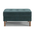 Bloomfield Performance Velvet Rectangular Ottoman