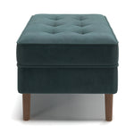 Bloomfield Performance Velvet Rectangular Ottoman