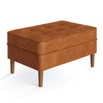 Bloomfield Vegan Leather Rectangular Ottoman