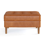 Bloomfield Vegan Leather Rectangular Ottoman