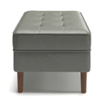 Bloomfield Vegan Leather Rectangular Ottoman