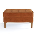 Bloomfield Performance Velvet Rectangular Ottoman