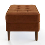 Bloomfield Performance Velvet Rectangular Ottoman