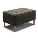 Bloomfield Performance Velvet Rectangular Ottoman