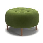 Bloomfield Round Performance Velvet Ottoman