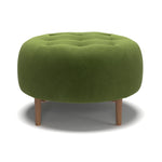 Bloomfield Round Performance Velvet Ottoman