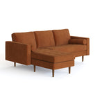 Bloomfield Performance Velvet Reversible Sectional
