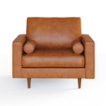 Bloomfield Upholstered Vegan Leather Arm Chair