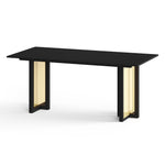 Havenwood Rectangular Dining Table with Cane Base