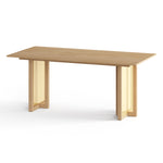 Havenwood Rectangular Dining Table with Cane Base