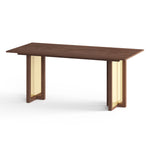 Havenwood Rectangular Dining Table with Cane Base