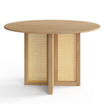 Havenwood Round Dining Table with Cane Base