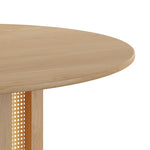 Havenwood Round Dining Table with Cane Base