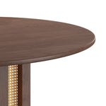 Havenwood Round Dining Table with Cane Base