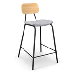 Sabine Natural Counter Stool - Set of 2
