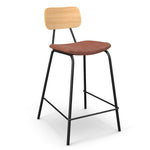 Sabine Natural Counter Stool - Set of 2