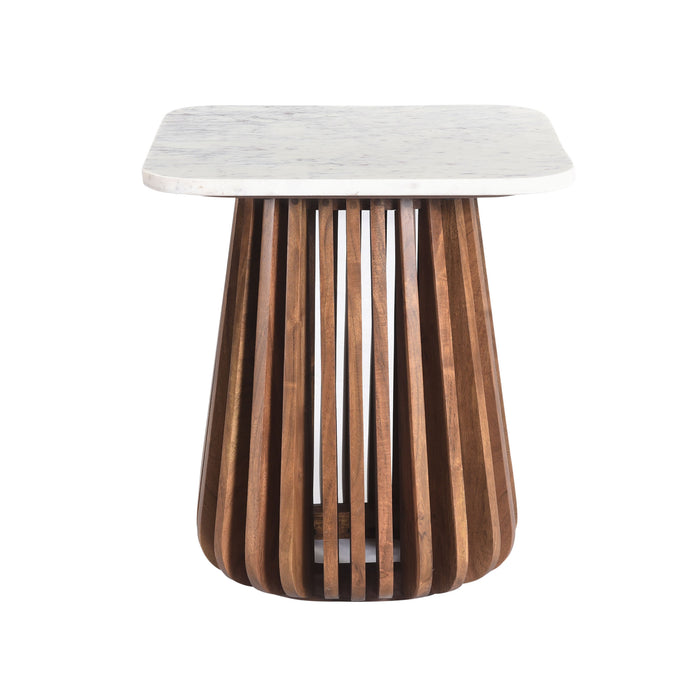 Tera Square Marble Side Table