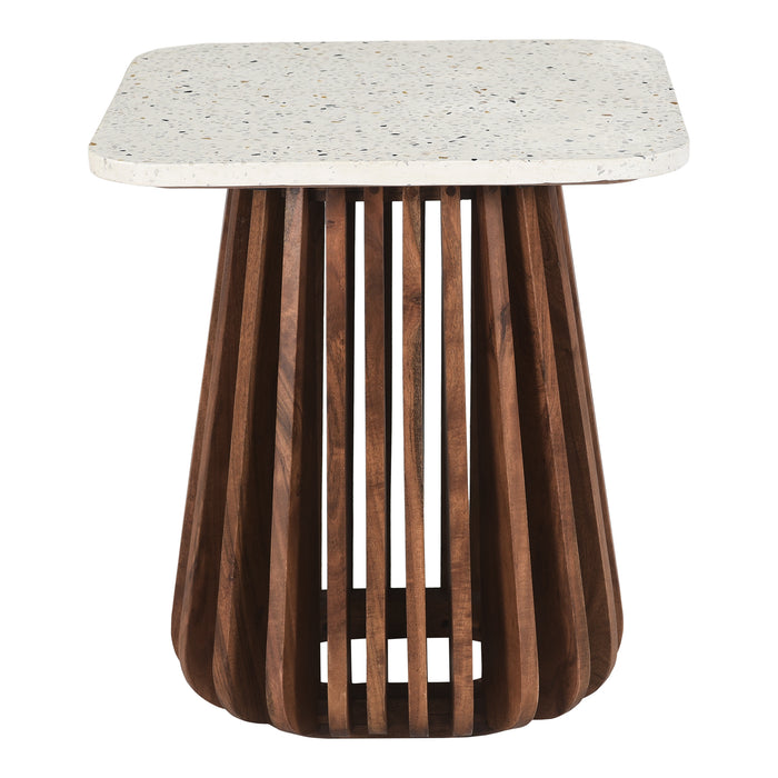 Tera Square Terrazzo Side Table