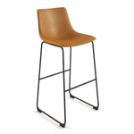 Petra Bar Stool with Black Frame - Set of 2