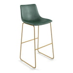 Petra Bar Stool with Gold Frame - Set of 2