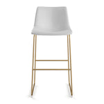Petra Bar Stool with Gold Frame - Set of 2