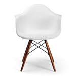 Dijon Arm Chair with Wood Legs - Set of 2
