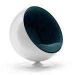 Luna White Gloss Lounge Chair