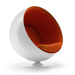 Luna White Gloss Lounge Chair