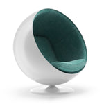 Luna White Gloss Lounge Chair