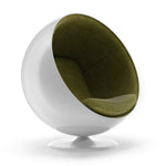 Luna White Gloss Lounge Chair